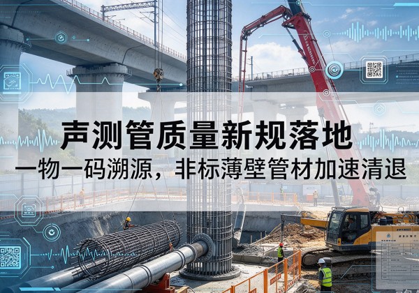新野声测管质量新规落地，一物一码溯源，非标薄壁管材加速清退